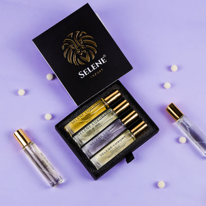 Selene's Luxury Perfume Gift Set For Women & Men (Unisex) - 4 X 20ML (Customized Gifting)