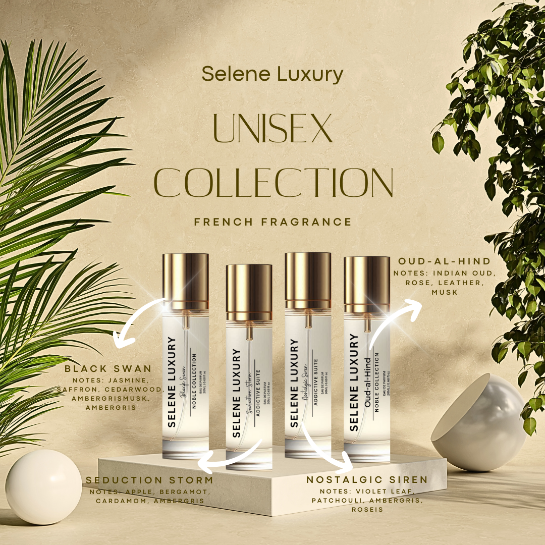 Selene's Luxury Perfume Gift Set For Women & Men (Unisex) - 4 X 20ML (Customized Gifting)